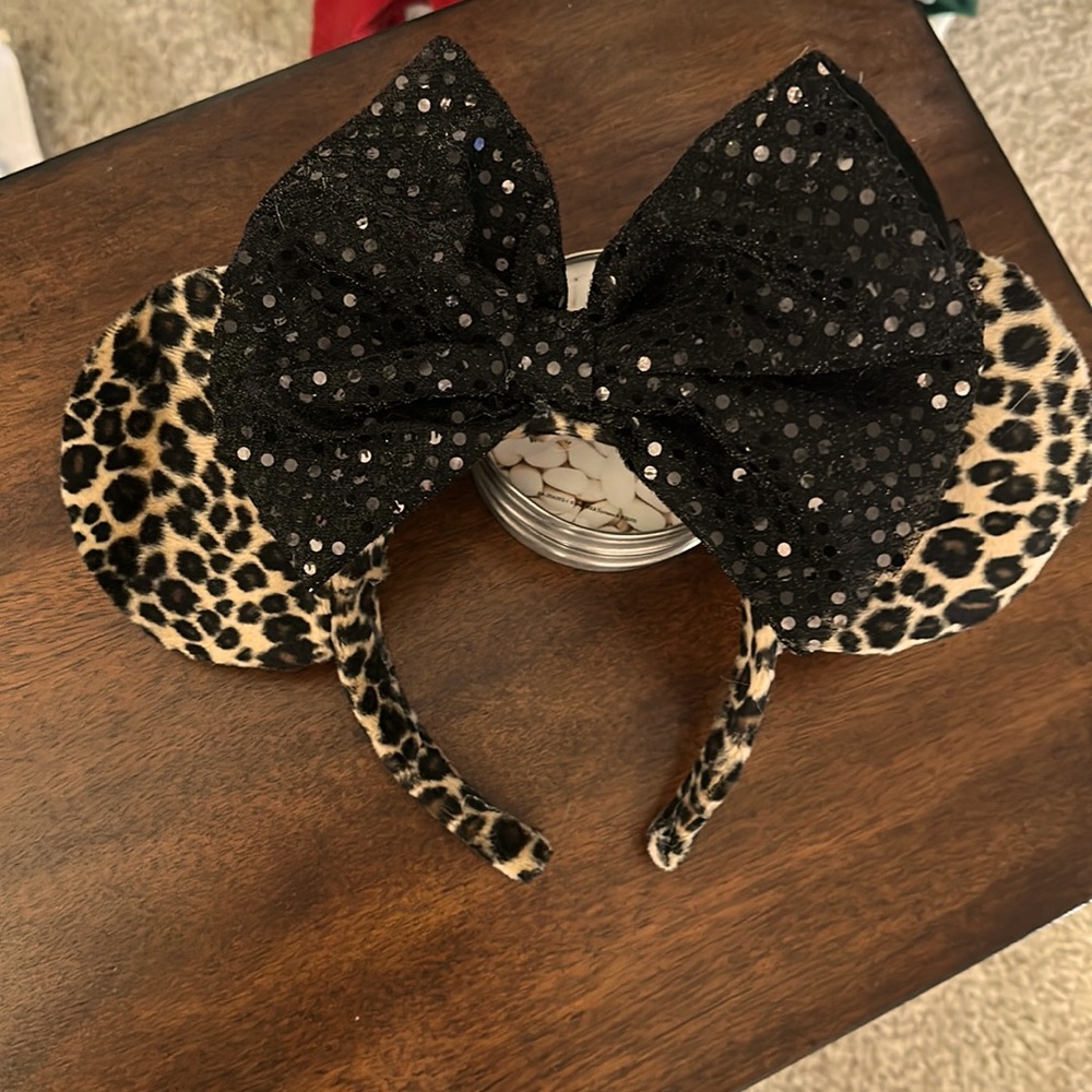 Leopard and sequin Custom ears